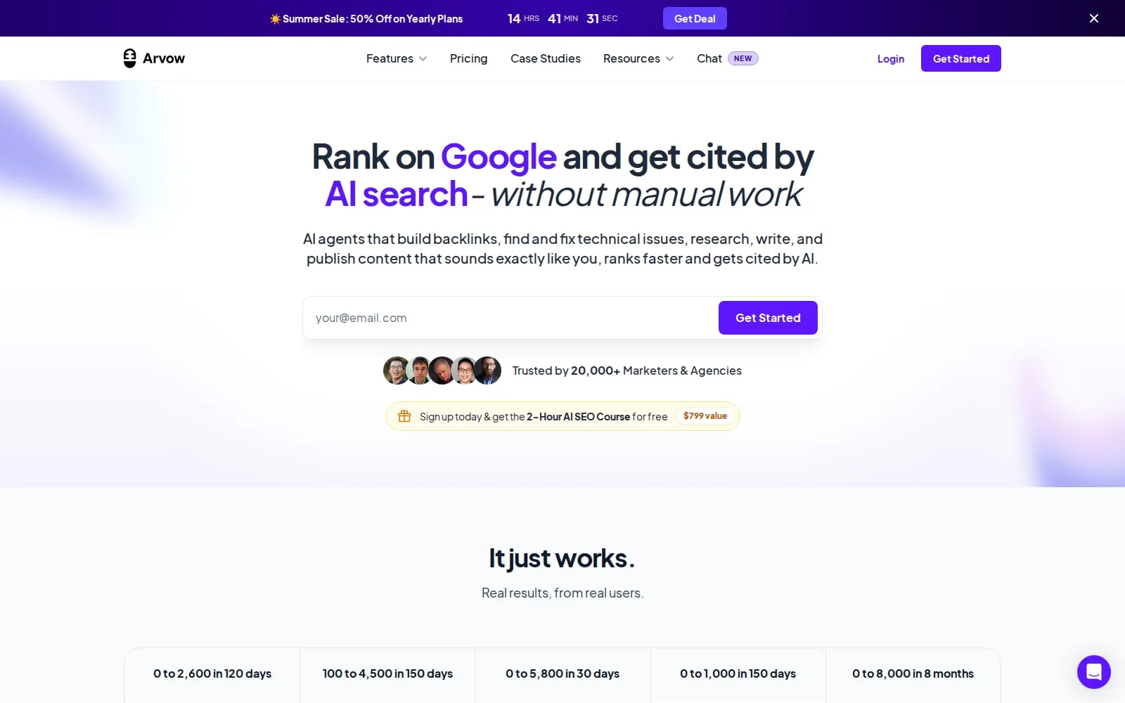 Screenshot of Arvow