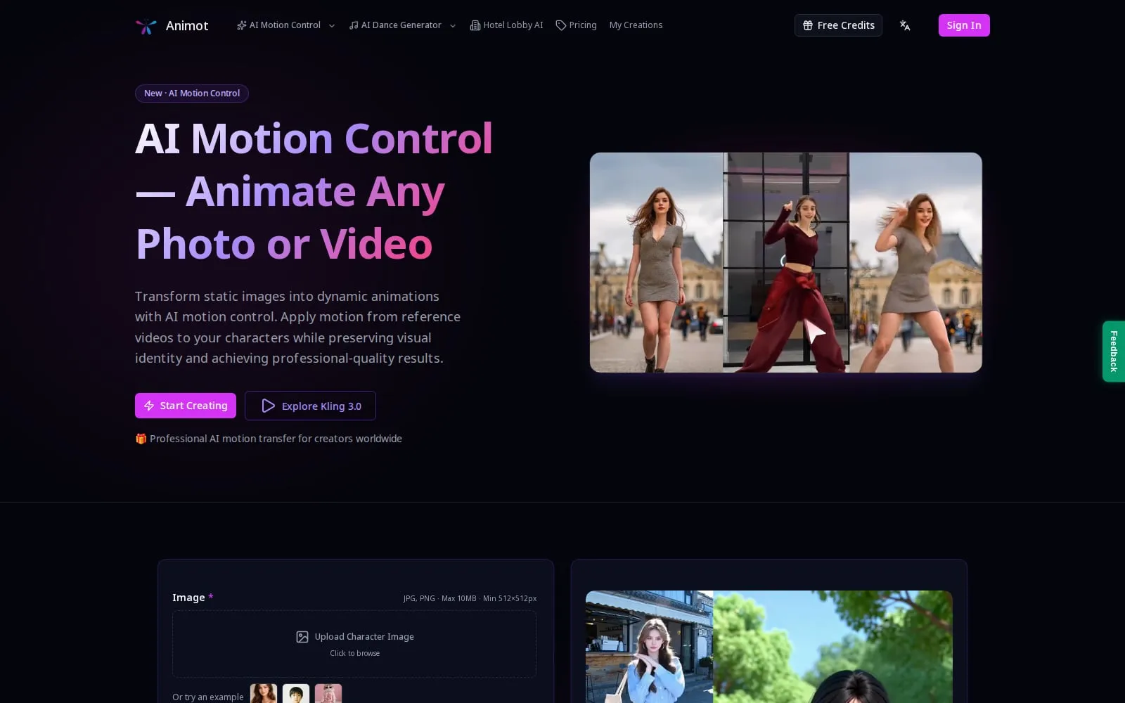 Screenshot of Animot