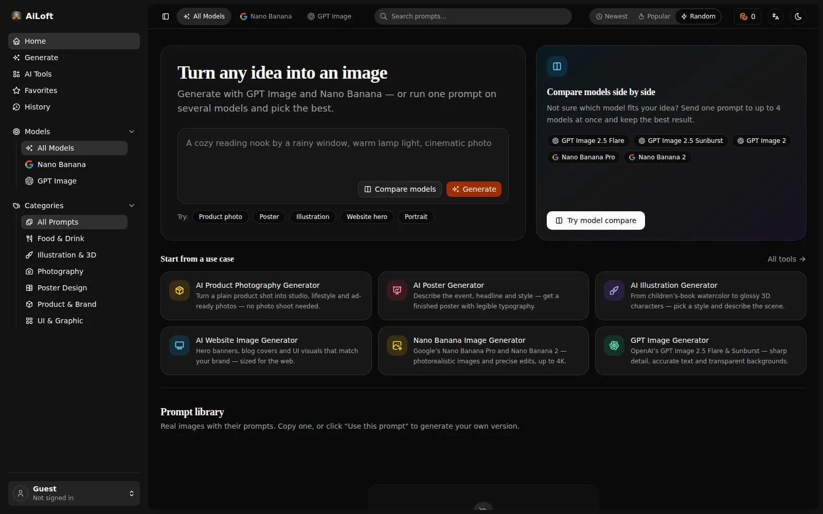 Screenshot of AiLoft